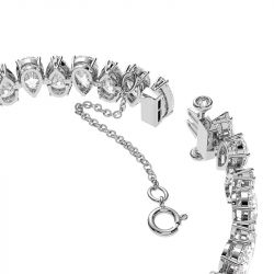 Bracelet femme swarovski tennis matrix argenté et cristaux 5598350 - bracelets-femme - edora - 3