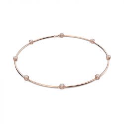 Collier femme swarovski constella doré rose et cristaux 5609710 - colliers-femme - edora - 0