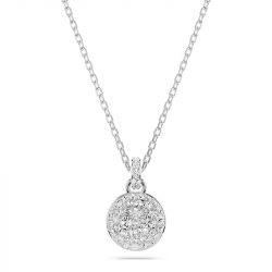 Collier femme swarovski sublima argenté et cristaux 5683446 - colliers-femme - edora - 0