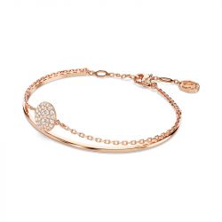 Bracelet femme jonc swarovski sublima matrix doré rose et cristaux 5683452 - bracelets-femme - edora - 2