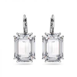 Boucles d'oreilles femme  pendantes swarovski millenia argenté et cristaux 5636569 - boucles-d-oreilles-femme - edora - 3