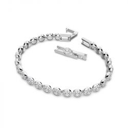 Bracelet femme swarovski tennis una angelic argenté cristaux 5071173 - bracelets-femme - edora - 2