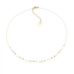 Collier femme zag bijoux acier doré zoé sns10579-01sel - colliers-femme - edora - 0