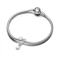 Charm pandora cœur ruban bimatière 783242c01 - charms - edora - 3