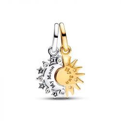 Charm pandora pendant soleil & lune séparable 763585c01
 - charms - edora - 2