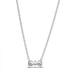 Collier femme pandora argent 925/1000 nœud scintillant 393509c01-45 - colliers-femme - edora - 2