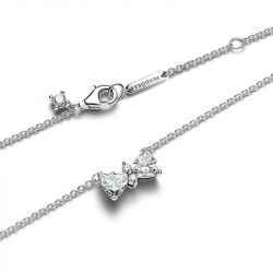 Collier femme pandora argent 925/1000 nœud scintillant 393509c01-45 - colliers-femme - edora - 3