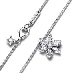 Collier femme pandora argent 925/1000 herbier scintillant 392387c01-45 - colliers-femme - edora - 1