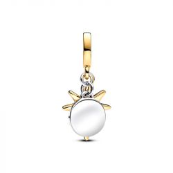 Charm pandora pendant Étoile polaire gravable diamant de synthèse 763588c01 - charms - edora - 2