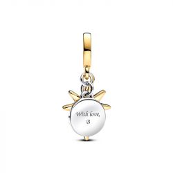 Charm pandora pendant Étoile polaire gravable diamant de synthèse 763588c01 - charms - edora - 3