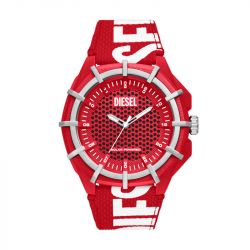 Montre homme diesel framed solar tissu rouge dz4621 - montres-homme - edora - 0