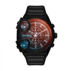 Montre homme diesel sideshow silicone noir dz7474 - montres-homme - edora - 0