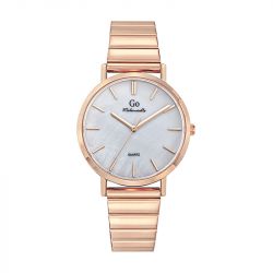 Montre Femme Analogique GO Acier Doré Rose 695534