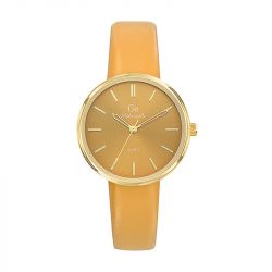 Montre femme analogique go  cuir jaune 699446 - montres-femme - edora - 0