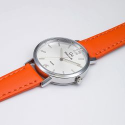 Montre femme analogique go cuir orange 699479 - montres-femme - edora - 1