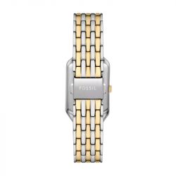 Montre femme fossil raquel à trois aiguilles avec date, en acier inoxydable bicolore es5368 - montres-femme - edora - 3