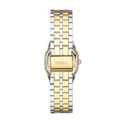 Montre femme fossil harlow à trois aiguilles, en acier inoxydable, bicolore es5362 - montres-femme - edora - 3