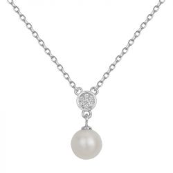 Collier Femme EDORA ARGENT 925/1000 et Perle d'eau douce 70700894