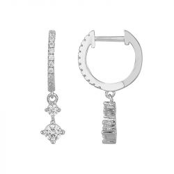 Boucles d'Oreilles Femme Créoles ARGENT 925/1000 et Oxydes EDO70400670