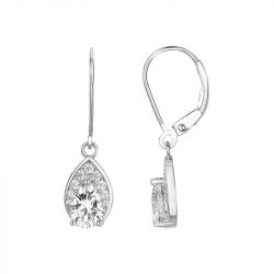 Boucles d'Oreilles Femme PendantesEDORA ARGENT 925/1000 et Oxydes 70400523