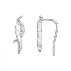 Boucles d'Oreilles Femme PendantesEDORA ARGENT 925/1000 et Oxydes 70400558