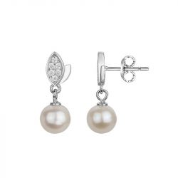 Boucles d'Oreilles Femme PendantesEDORA ARGENT 925/1000 et Perles d'eau douce 70400585