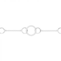 Bracelet femme edora argent 925/1000 et oxydes 70300422 - bracelets-femme - edora - 2