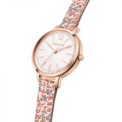 Montre femme oui&me fleurette cuir motif fleuri me010310 - montres-femme - edora - 3