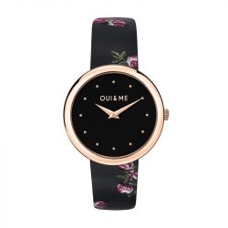 Montre femme oui&me cuir noir me010326 - montres-femme - edora - 0