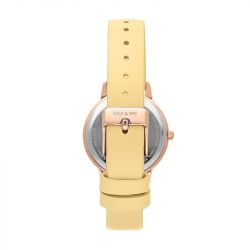 Montre femme oui&me cuir jaune me010377 - montres-femme - edora - 2