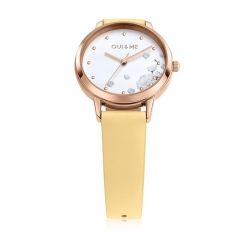 Montre femme oui&me cuir jaune me010377 - montres-femme - edora - 3