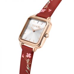 Montre femme oui&me harmonie cuir rouge  me010384 - montres-femme - edora - 3