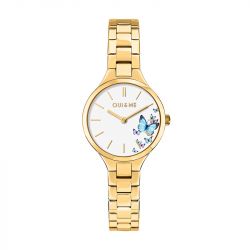 Montre femme oui&me jolie acier doré me010399 - montres-femme - edora - 0