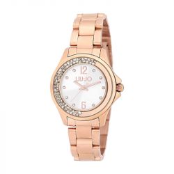 Montre femme liu jo acier doré rose tlj1626 - montres-femme - edora - 0