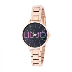 Montre femme liu jo acier doré rose tlj1791 - montres-femme - edora - 0